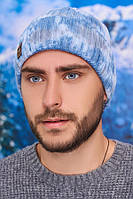 Мужская шапка «Камет тай-дай» (4928-1) Braxton синий + серый 56-59 NX, код: 6667456