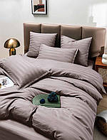 Комплект постельного белья сатин SADA Lux двуспальный коричневый (456321) DH, код: 8260278