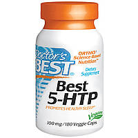 Аминокислота Doctor's Best 5-HTP 100мг 180 капсул DH, код: 1771606
