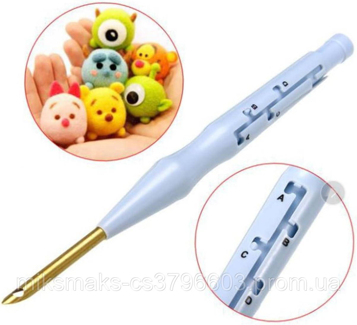 Голка для перфорації. Регульована голка-ручка для вишивання хрестиком, килимової вишивки, аплікації - фото 1 - id-p2168878817