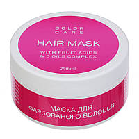Маска для окрашенных волос с фруктовыми кислотами Looky Look 250 мл AG, код: 8163389