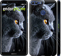 Силіконовий чохол Endorphone на Huawei P Smart Красивий кіт (3038u-1346-26985) GM, код: 1390899