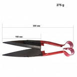 Ножиці для стрижки овець червоні, 310мм, фото 2