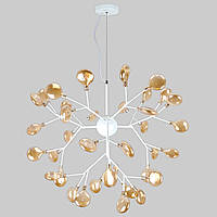 Люстра из стеклянных лепестков Lightled Petals 918-LP262-36 WH+BR z113-2024