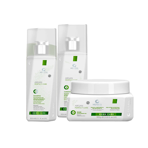 Набір Honma Tokyo Argan Perfect Care, шампунь, кондиціонер, маска, для тонкого та сухого волосся 3х300 мл (29061), фото 1