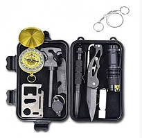 Набір туристичний для виживання та кемпінгу 8 в 1