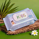 Дитячі вологі серветки Lirio KIDS 120 шт. з клапаном, фото 5