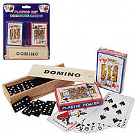 Настольная игра Домино и две колоды карт MIC (A140) UP, код: 8347439