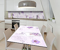 Наклейка 3Д виниловая на стол Zatarga «Признание в любви» 650х1200 мм для домов, квартир, сто IN, код: 6509365