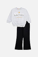 Костюм с брюками для девочки 128 серый Pengim ЦБ-00231859 z117-2024
