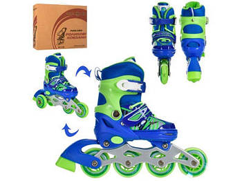 Дитячі ролики сині A4143-XS-BL G-Rich