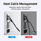 Органайзер для кабелів Vention Cable Tie 5M Black (KAABJ), фото 6