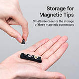 Футляр для зберігання Vention 3-slot Magnetic Connector Storage Case Black (KBUB0), фото 4