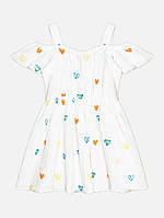 Платье для девочки 110 белый Mevis ЦБ-00217659 z117-2024