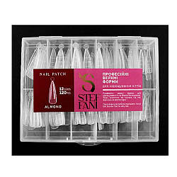 Форми для нарощування нігтів Верхні ALMOND Steffani 120 шт