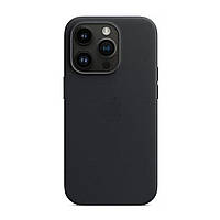 Чохол для смартфона Leather AAA Full Magsafe IC for iPhone 14 Pro Black