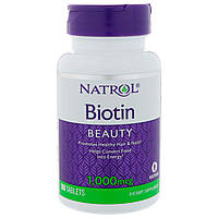Биотин Natrol 1000 мкг 100 таблеток (70) DH, код: 1535267