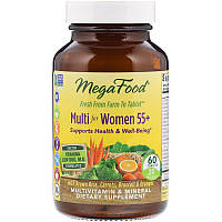 Витамины для женщин MegaFood без железа 55+ Multi for Women Over 60 таблеток (2711) DH, код: 1535365