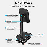 Тримач для телефону Height Adjustable Desktop Cell Phone Stand Black Aluminum Alloy Type (KCQB0), фото 4