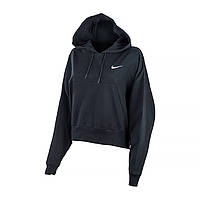 Женская Толстовка Nike W NSW JRSY OS PO HOODIE Черный M (7dDM6417-010 M) z114-2024