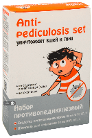 Противопедикулезный набор: средство противопедикулезное, 90 мл + шампунь для смывания, 90 мл