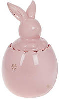 Керамическая банка для продуктов Розовый Кролик 2,3л DP78801 BonaDi KM, код: 8392363