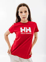 Женская Футболка HELLY HANSEN W HH LOGO T-SHIRT Красный S (7d34112-162 S) z113-2024