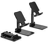 Тримач для мобільного BOROFONE BH42 Lite Star folding desktop stand Black, фото 3