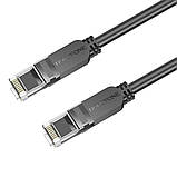 Кабель BOROFONE BUS01 Category 6 Gigabit network cable(L=5M) Black, фото 4