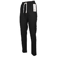Штаны вискозно-хлопковые женские с карманами Kenalin (No.510-2B, чёрные)