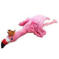 Мягкая игрушка Фламинго-обнимусь в короне 100 см розовый MIC (K15206) UP, код: 8238859