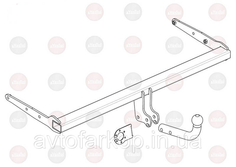 Фаркоп Seat Toledo (sedan 2012-)(Фаркоп Сеат Толедо)VasTol - фото 1 - id-p933816931