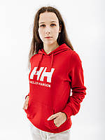 Женское Худи HELLY HANSEN W HH LOGO HOODIE Красный XS (7d33978-162 XS) z114-2024