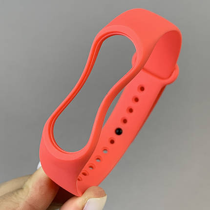 Ремінець для Xiaomi Mi Band 4 силіконовий кольоровий ремінець для фітнес трекера мі бенд 4 кораловий bnd, фото 1