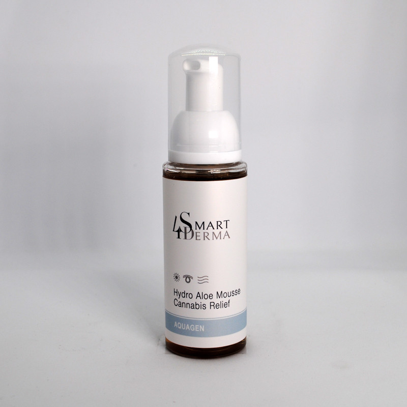 Smart4Derma Aquagen Пінка для сухої та чутливої шкіри з канабісом, 80 мл