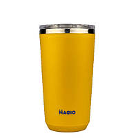 Термостакан с крышкой 400 мл MAGIO MG-1040Y Yellow N UP, код: 8294164