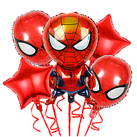 Набір фольгованих куль "Людина павук / Spider man", 5 шт