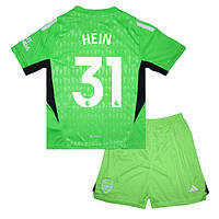 Детская футбольная форма HEIN 31 Арсенал 2023-2024 Adidas Goalkeeper Green 115-125 см (set3497_120672)