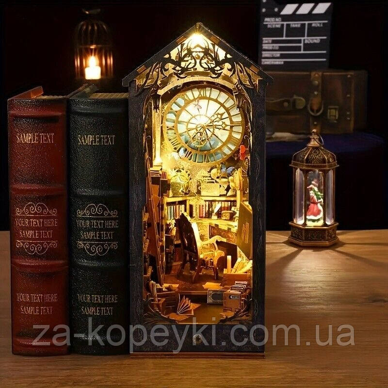 Бук Нук Детективне агентство Кабінет детективу Book Nook DIY House SL07 Інтер'єрний конструктор