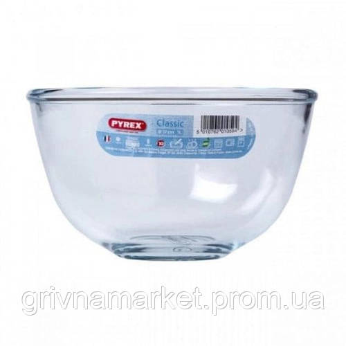 Миска стеклянная круглая 0,7 л 15 см Pyrex Classic 178B000 GM, код ...