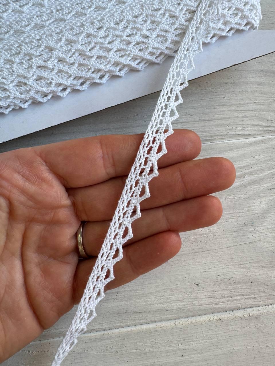 Мереживо 012 біле РУЛОН 45 метрів