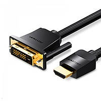 Кабель Vention HDMI to DVI Cable 1.5M Black (ABFBG)