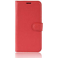 Чехол-книжка Litchie Wallet для Motorola One Macro Moto G8 Play Red (hub_tkCZ48229) GM, код: 1581140