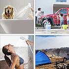 Туристичний душ від акумулятора Gotel Q16H + Подарунок Лампа BL 2029 / Портативний душ з насосом, фото 2