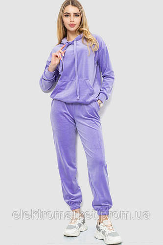Спортивный костюм женский велюровый сиреневый 177R022 Ager XL ET, код ...