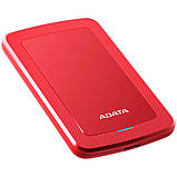 PHD External 2.5'' ADATA USB 3.2 Gen. 1 DashDrive Durable HV300 1TB Red, фото 2