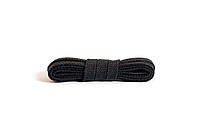 Шнурки для обуви Kaps 8 мм плоские 100 см Черные SK, код: 6596038
