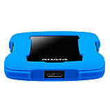 PHD External 2.5'' ADATA USB 3.1 DashDrive Durable HD330 1TB Blue, фото 3