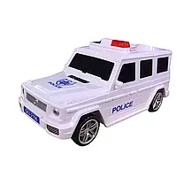 УЦЕНКА. Детский сейф с кодом и отпечатком пальца в виде "Машина полиции Гелендваген" 2106-1 (плохая коробка