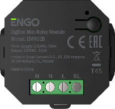 EMOD-ZB - Бездротове реле ZigBee 3.0 для центру комутації ECB08M230